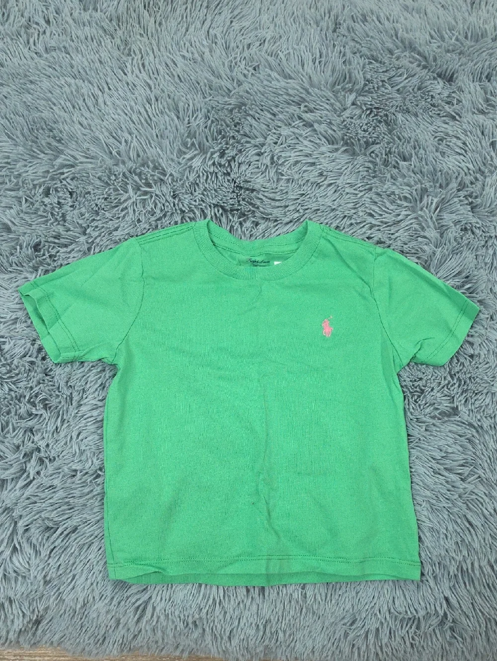 Ralph Lauren Kids Kelly Green Short Sleeve Polo Logo Tee